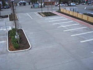 commercial parking lot - commercial concrete contractor